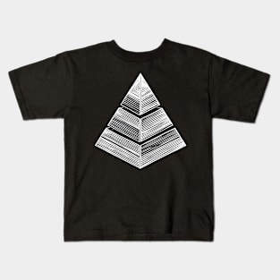 Minimalistic geometric pyramid Kids T-Shirt